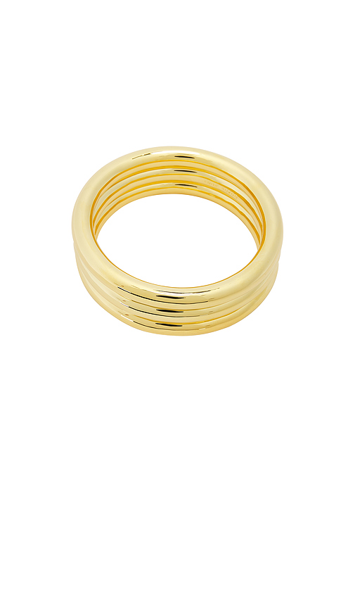 Conjunto de brazalete en color oro metálico talla all - Eddie Borgo - Modalova