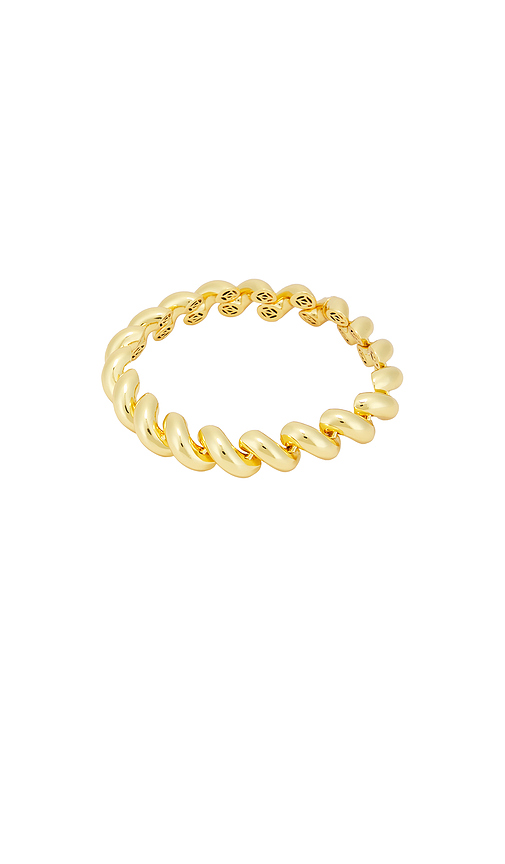 Brazalete small rope en color oro metálico talla all - Eddie Borgo - Modalova