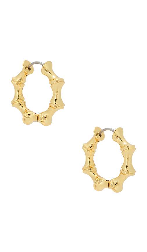Pendientes de aro bambu en color oro metálico talla all - Eddie Borgo - Modalova