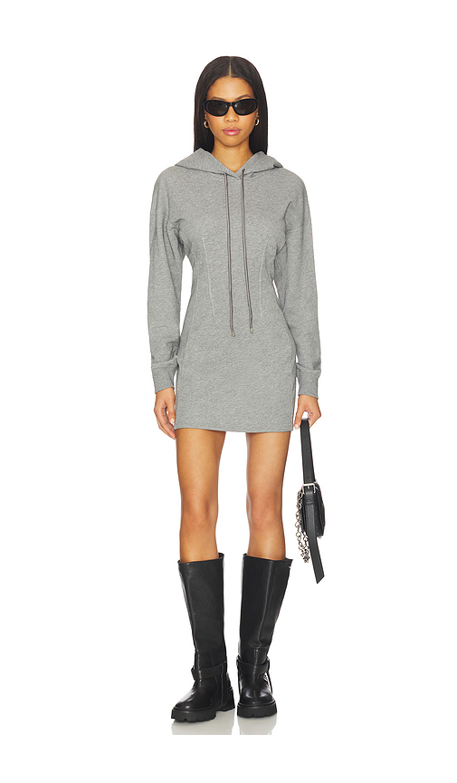 fleur du mal Hoodie Corset Dress in Grey. Size S. Also in M.