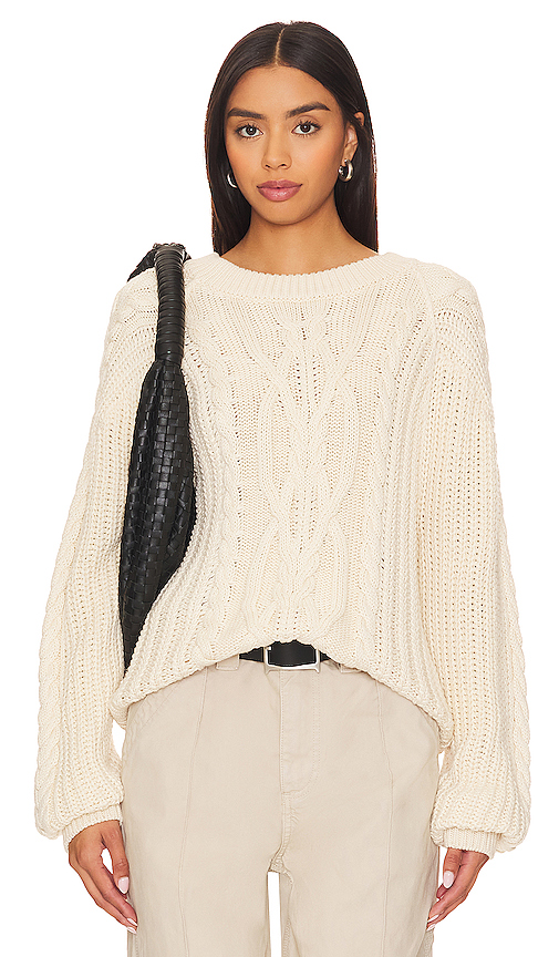 PULL MAILLE TORSADÉE FRANKIE en . Taille L. Also en - Free People - Modalova