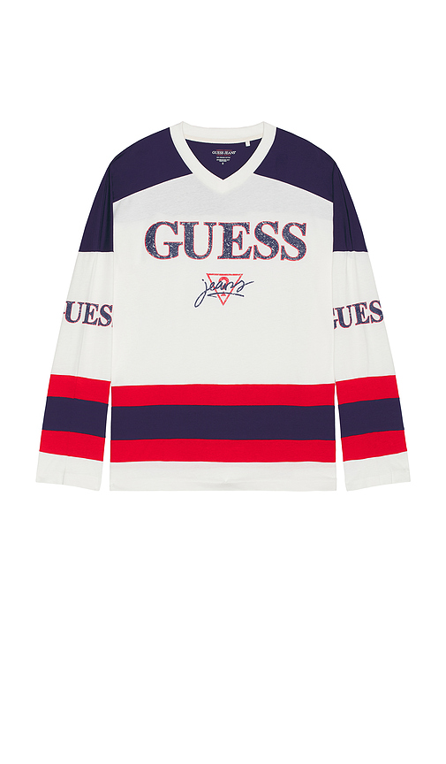 T-SHIRT HOCKEY en . Taille S. Also en XL/1X - Guess Jeans - Modalova