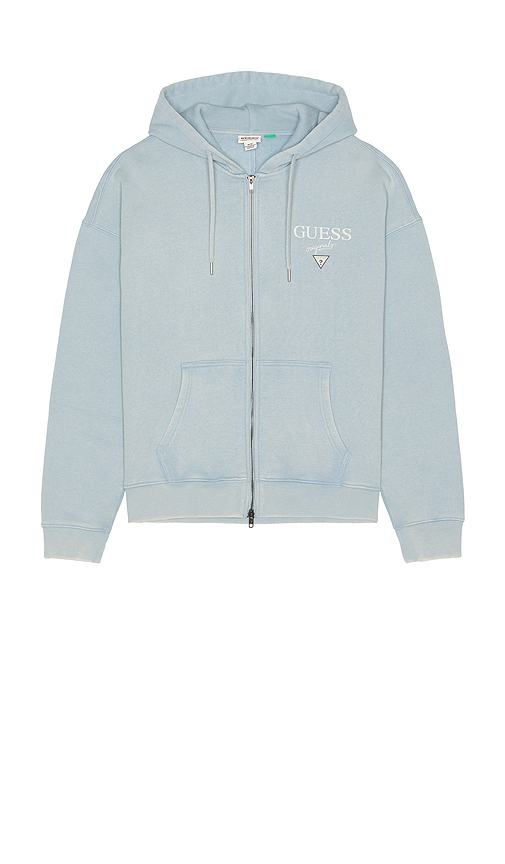 SWEAT À CAPUCHE AVEC GLISSIÈRE BAKER LOGO en . Taille M. Also en L, XL/1X - Guess Originals - Modalova