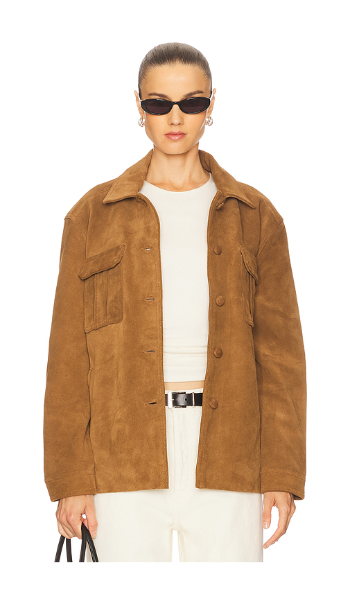 HEARTLOOM Saint Jacket in Brown. Size XL. Also in L, M, S, XS.