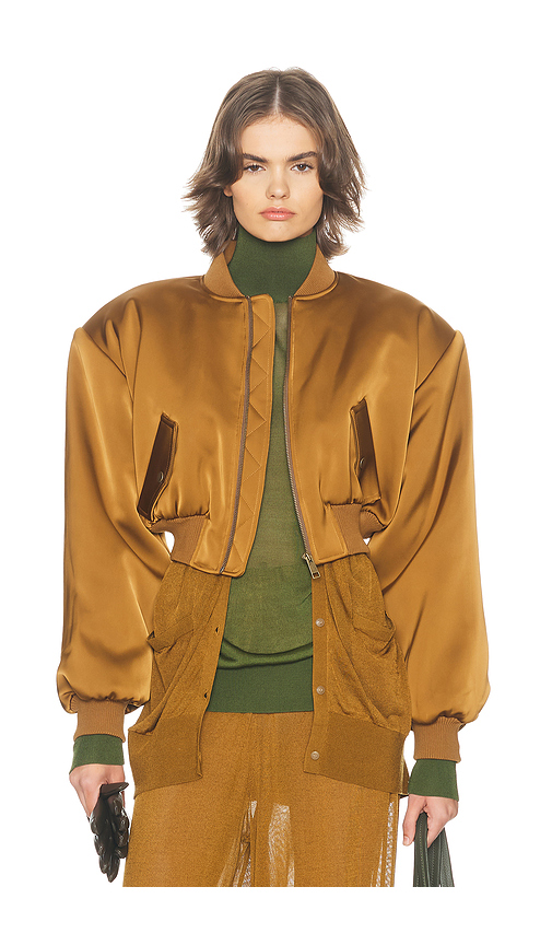 The Satin Puff Bomber en . Taille XS. Also en XXS, S, M, L, XL - Helsa - Modalova