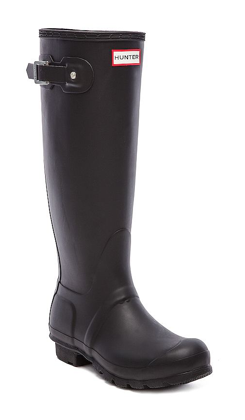 Hunter Original Tall Rain Boots in Black