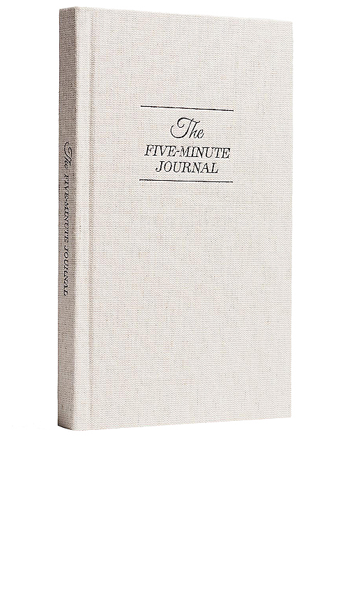 Intelligent Change Five Minute Journal in Beige.