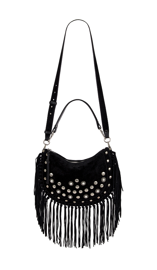 Isabel Marant Kanao Shoulder Strap Bag in Black.