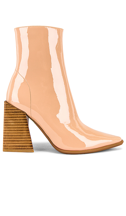 jeffrey campbell siren bootie beige