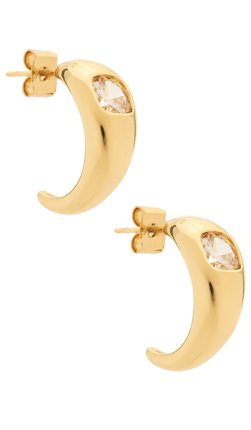 Olivia CZ Hoop Earrings in - Jordan Road - Modalova