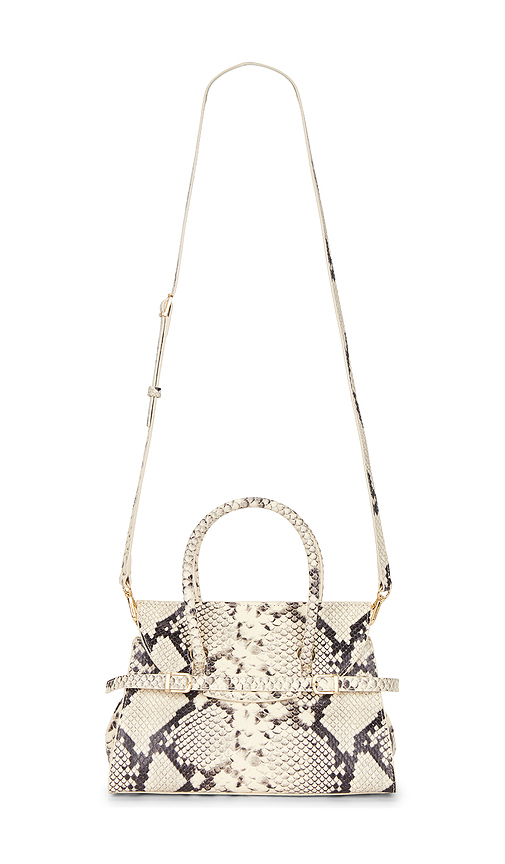 SIMKHAI River Small Top Handle Bag in Cream.