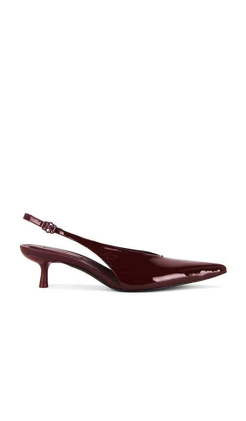 SIMKHAI Sylvie Slingback Heel in Burgundy. Size 40. Also in 36, 37, 38, 39.