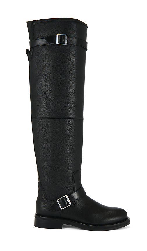 SIMKHAI Noah Over-the-Knee Boot in Black. Size 37. Also in 36, 38, 39, 40.