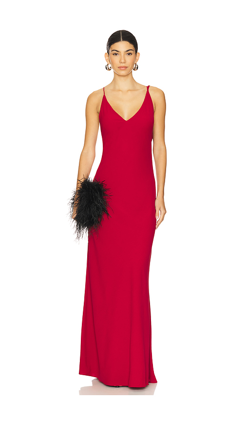 Katie May Tyler Gown in Red. Size S. Also in L, M, XS.