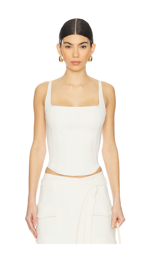 Kimberly Taylor Juliette Bustier in Cream. Size L. Also in M, S, XS.