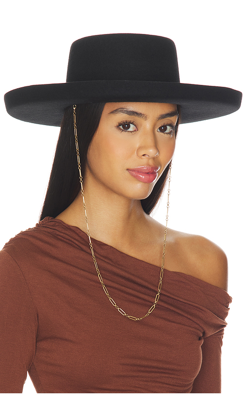 Sombrero de paja lawson en color negro talla L (también en M, S) - Lack of Color - Modalova