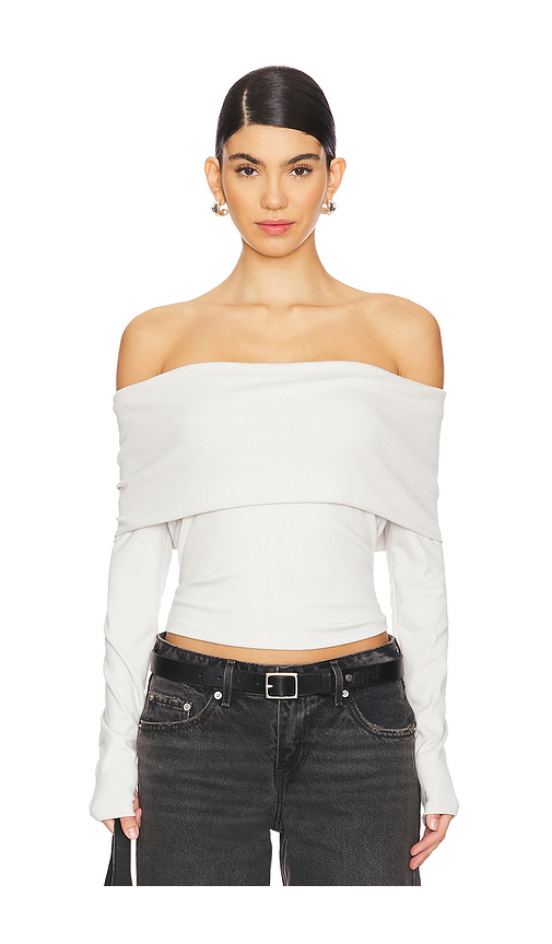 Josie top en color gris talla M (también en S) - LBLC The Label - Modalova