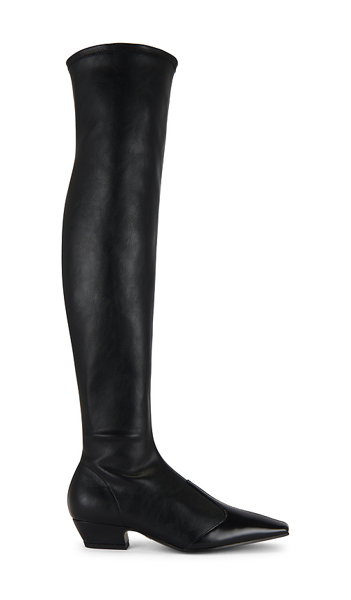 Lola Cruz Over The Knee Boot in Black. Size 36. Also in 38.