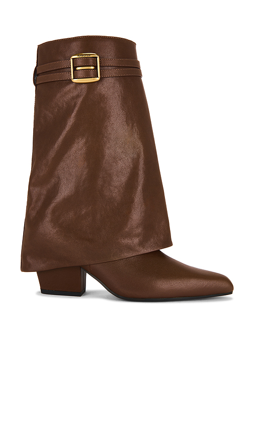 Lola Cruz Mid Calf Boot in Brown. Size 41. Also in 36, 37, 38, 39, 40.