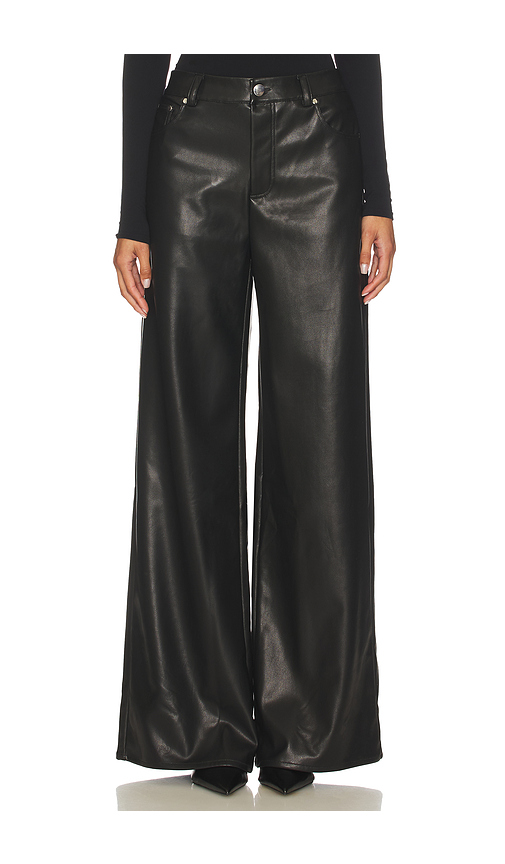 Lovers and Friends Brooklyn Faux Leather Pant in Black. Size M. Also in S, XL, XS, XXS.