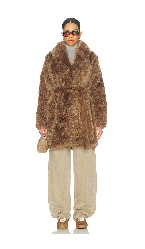 Mackage Kacela Coat in Brown. Size XL/1X. Also in XS/S, M/L.