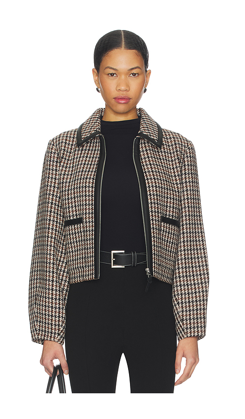 Mackage Solana Jacket in Black,Tan. Size XS. Also in S, M, L.