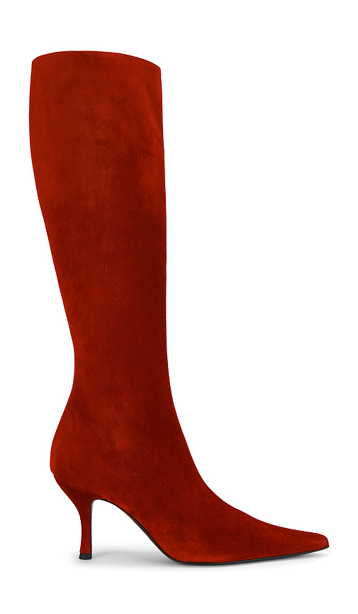 Magda Butrym Knee High Boot in Red. Size 36. Also in 38, 39, 40, 41.