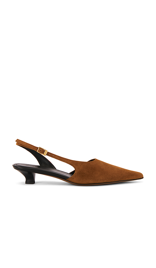 Mansur Gavriel Anna Slingback Pump in Brown. Size 40. Also in 36, 36.5, 37, 37.5, 38, 38.5, 39.5.