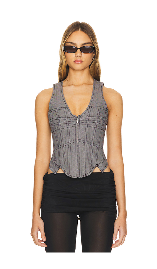 Miaou Dolly Corset in Grey. Size XXS. Also in L.