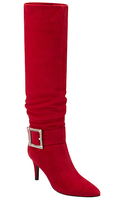 Marc Fisher X Elizabeth Sulcer Gresha Boot in Red