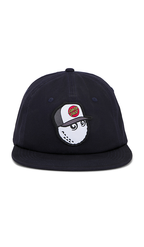 Malbon Golf x Santa Cruz Snapback Hat in Navy.