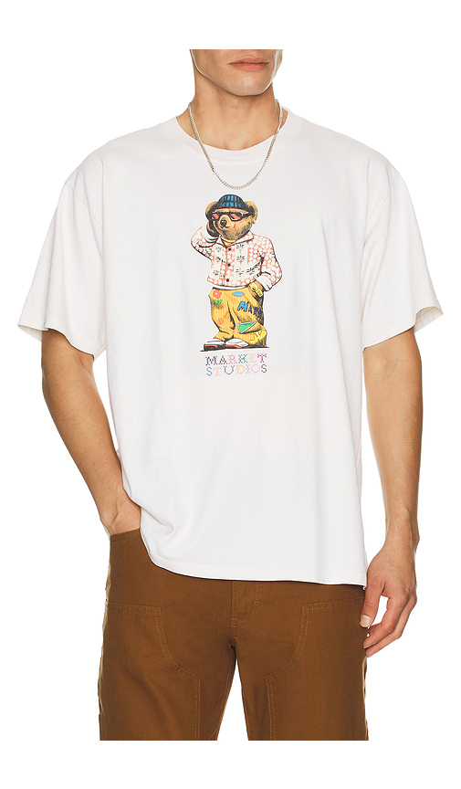 Folk Fitted Bear Tee in . Size L. Also in M, S, XL/1X - Market - Modalova