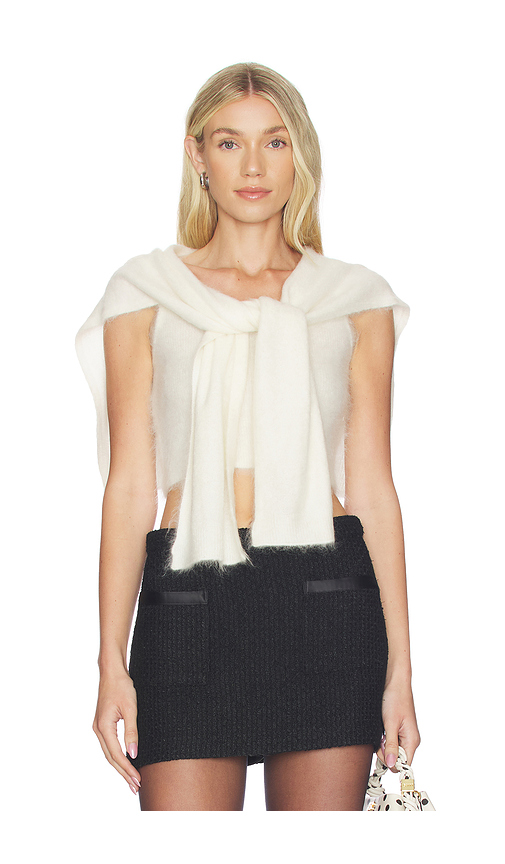 Monse Mohair Cami Top Set in Cream. Size L. Also in M, S, XS.
