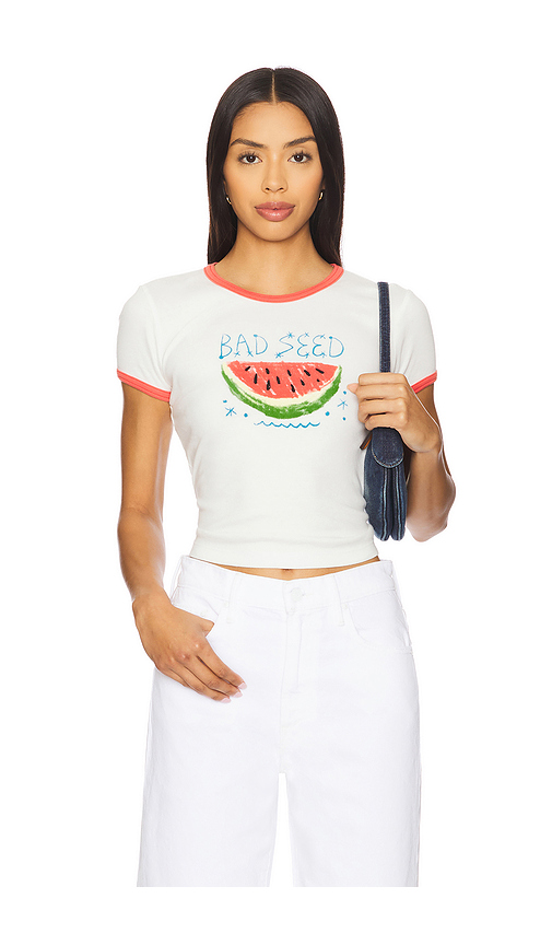 The Itty Bitty Ringer Tee in . Size S. Also in L, XL - MOTHER - Modalova