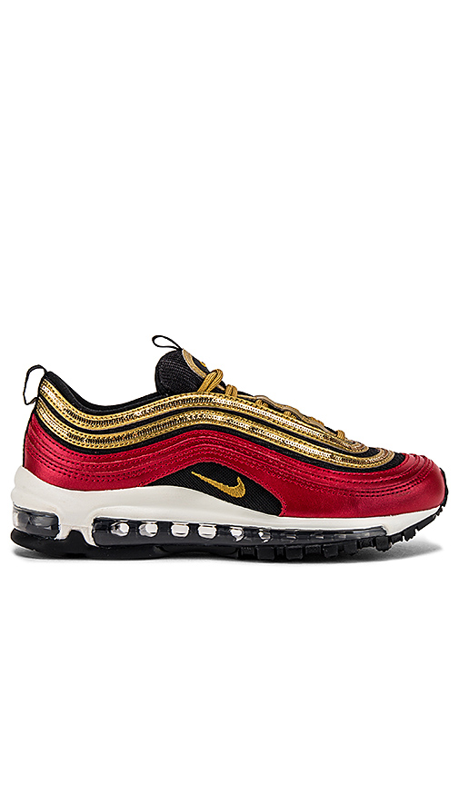 red and gold nike air max 97