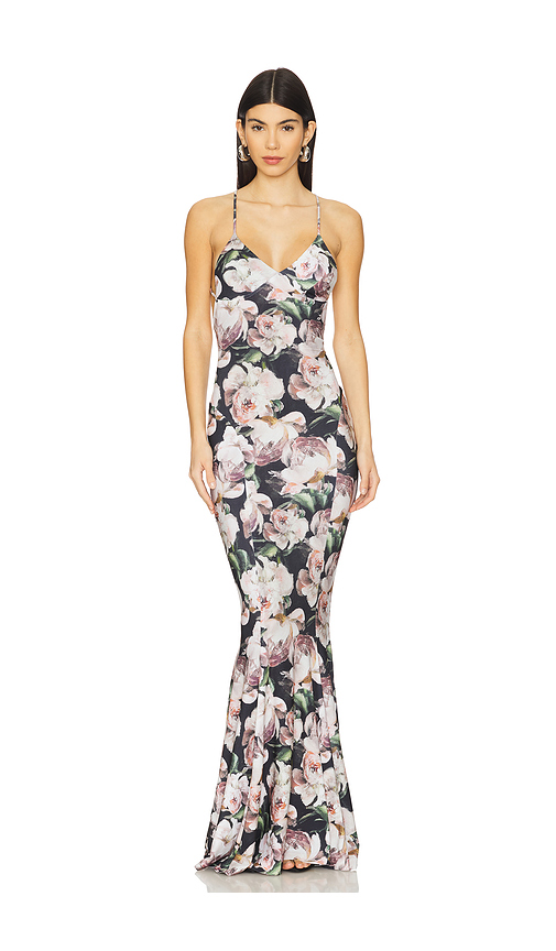 Low Back Slip Fishtail Gown en . Taille L. Also en M, S - Norma Kamali - Modalova