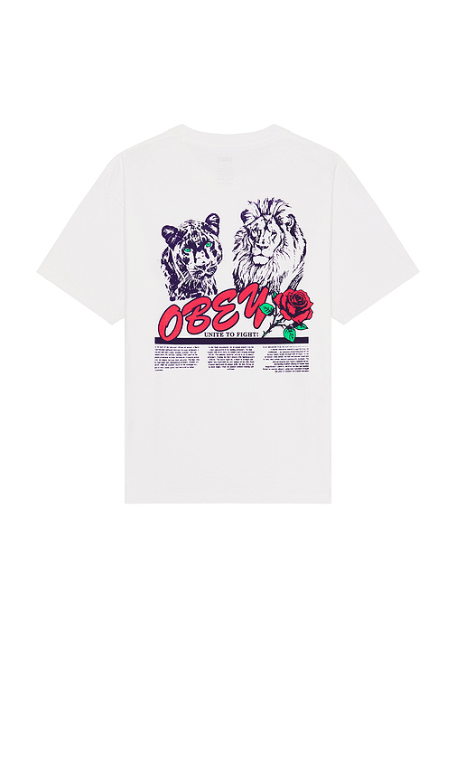 Unite & Fight Tee in . Size L. Also in M, XL/1X - Obey - Modalova
