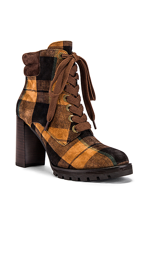 PAIGE Nicole Bootie in Cognac