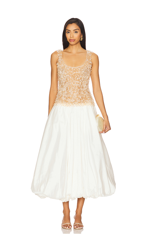 PatBO Midi Dress in White. Size 4. Also in 0.