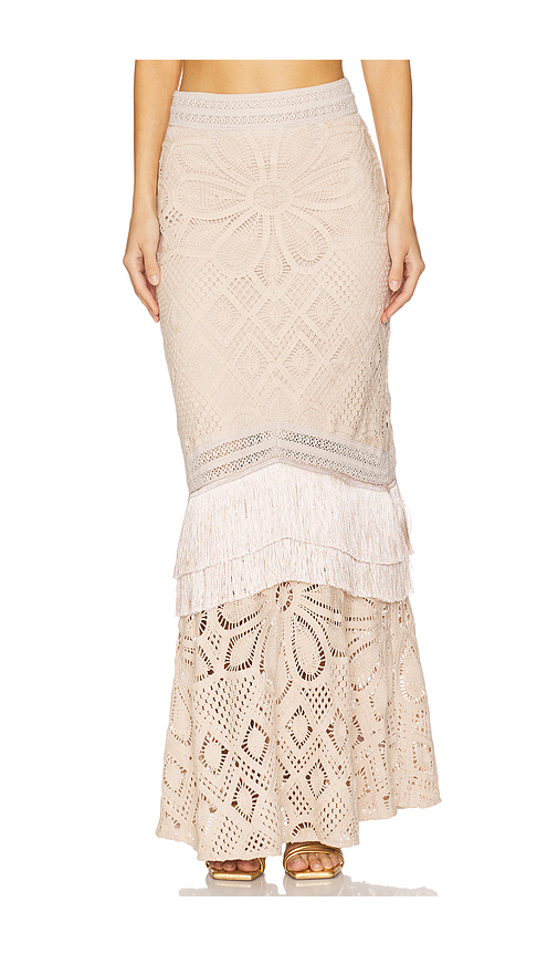 JUPE LONGUE FLOWER en . Taille M. Also en XL, XS - PatBO - Modalova