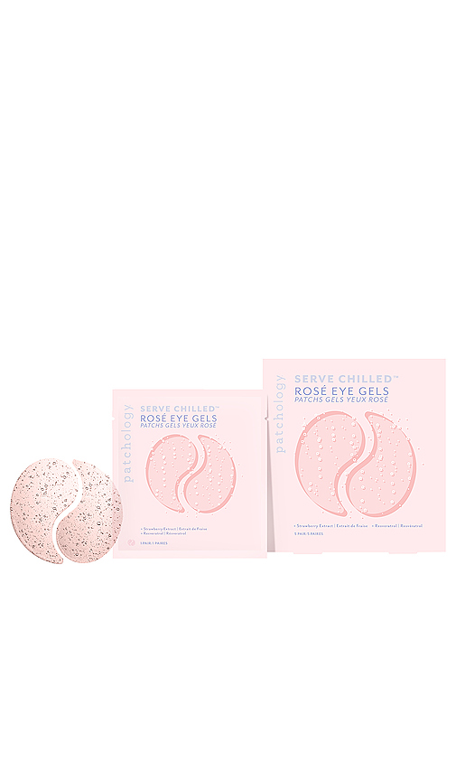 Pack de 5 mascarillas en gel para los ojos serve chilled rose en color belleza: na talla all - Patchology - Modalova