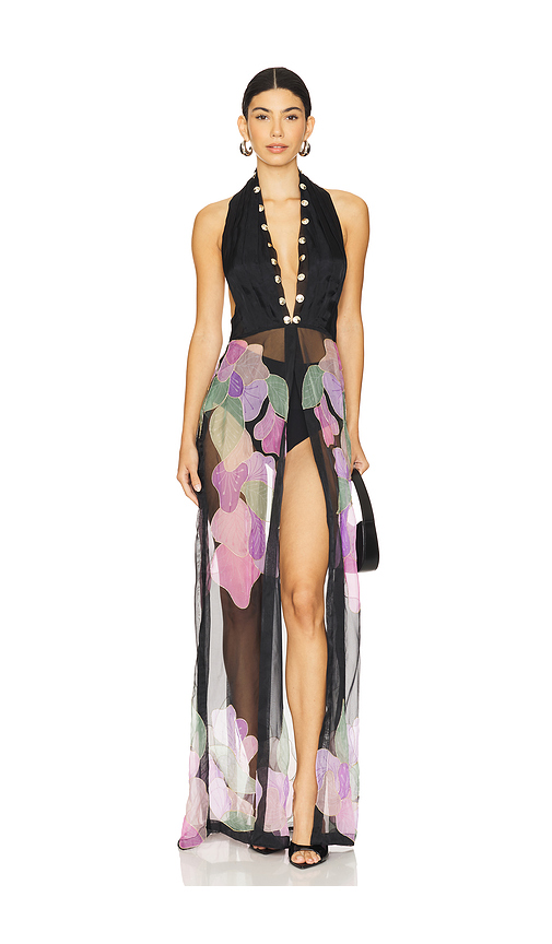 Papa Don’t Preach x REVOLVE Kiss Of Ivy Bodysuit in Black,Lavender. Size L. Also in M, S, XS.