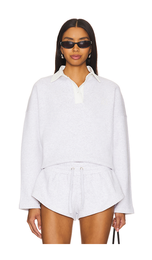 Port de Bras Sofia Sweater in Light Grey. Size L. Also in XL, XS.