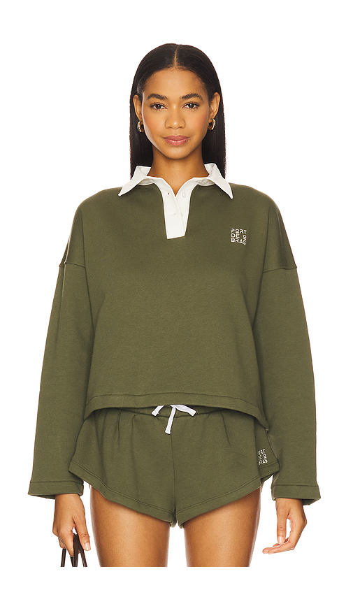 Port de Bras Sofia Sweater in Olive. Size S. Also in L, M, XL, XS.