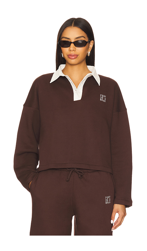 Port de Bras Sofia Sweater in Chocolate. Size M. Also in L, XL, XS.