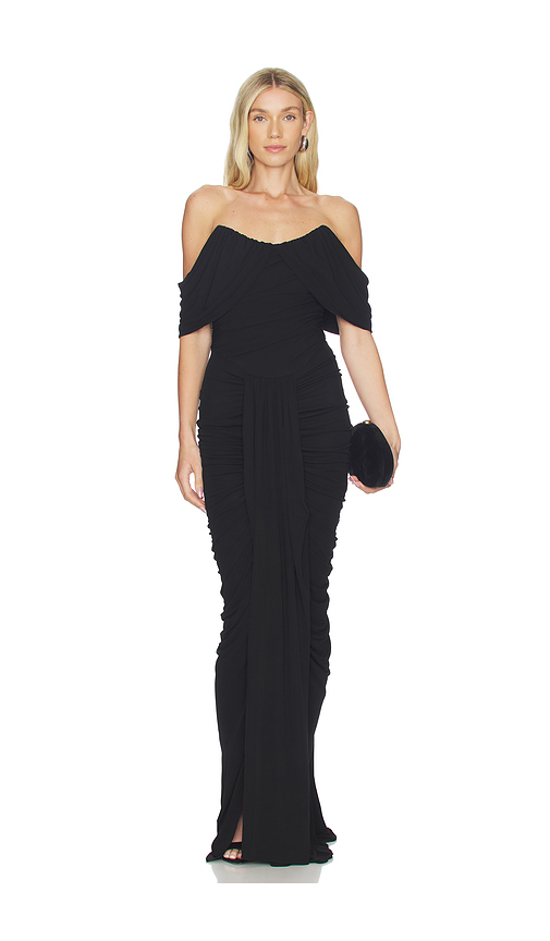 Prabal Gurung Heidi Gown in Black. Size 4. Also in 2, 6.