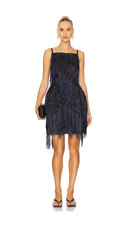 Prabal Gurung Spaghetti Strap Bell Shape Dress in Navy. Size 2. Also in 4, 6.