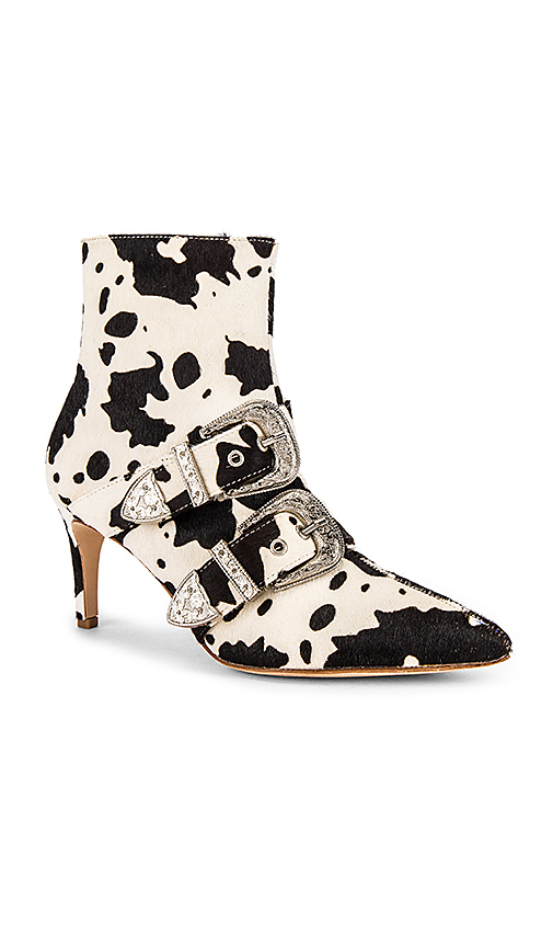 RAYE Lasso Bootie in White,Brown