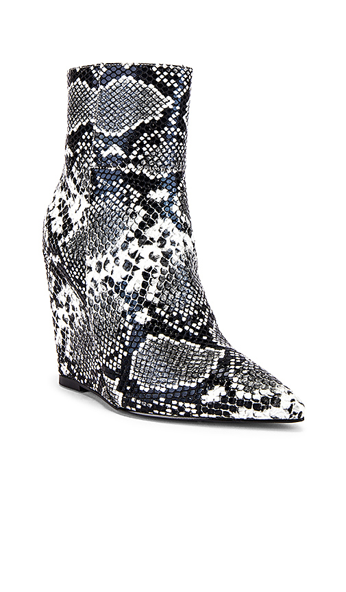 RAYE Cage Booties in Black & White