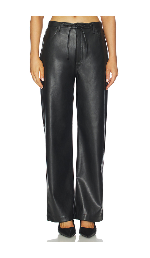 Rag & Bone Phoebe Faux Leather Pant in Black. Size S. Also in XS, M, L, XL.